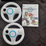 Mario Kart met Stuurtjes Nintendo Wii, Spelcomputers en Games, Games | Nintendo Wii, Gebruikt, Racen en Vliegen, Ophalen of Verzenden