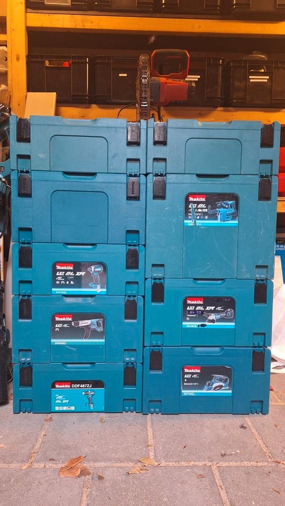 9 Makita Mbox Koffers - Diverse types, Doe-het-zelf en Verbouw, Gereedschapskisten, Gebruikt, Ophalen