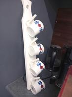 Boerenbont mokken rek prijs € 20.00, Ophalen of Verzenden, Zo goed als nieuw, Kop(pen) en/of Schotel(s), Aardewerk