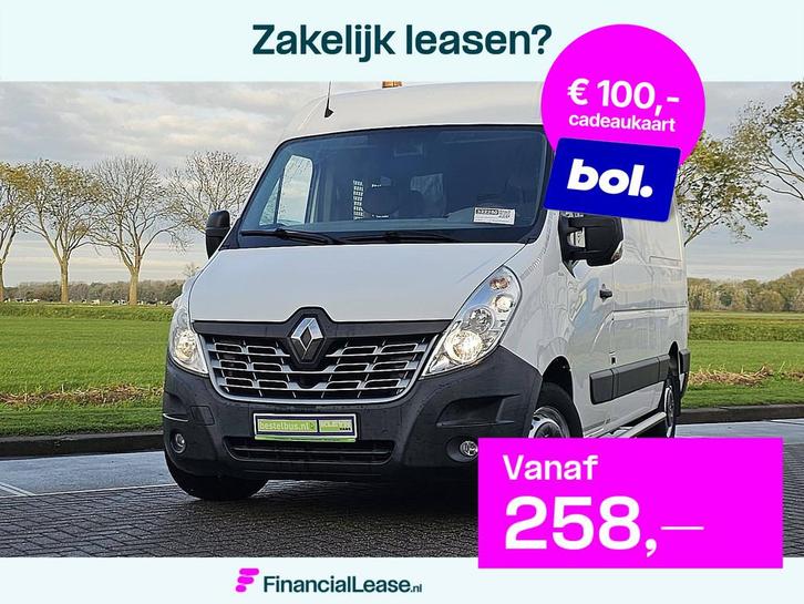 RENAULT MASTER 2.3 l2h2 navi trekhaak!, Auto's, Bestelauto's, Bedrijf, Lease, Financial lease, ABS, Airconditioning, Centrale vergrendeling