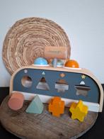 Janod Sweet Cocoon hamerbank en vormenstoof, een 3-in-1, Ophalen of Verzenden, Zo goed als nieuw, Puzzelen