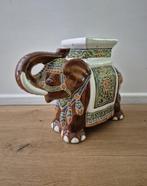 Vintage plantentafel olifant olifantenbeeld keramiek, Antiek en Kunst, Antiek | Keramiek en Aardewerk, Ophalen of Verzenden