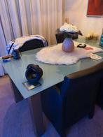 Glazen eettafel, Gebruikt, 100 tot 150 cm, Ophalen of Verzenden, Glas