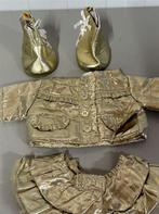 Build a Bear kleding - Gouden jas rok en schoenen, Overige typen, Ophalen of Verzenden, Zo goed als nieuw, Nvt