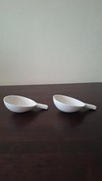 SERAX 2 lepels Niels Datema 15x9cm wit porselein, Nieuw, Ophalen of Verzenden, Schaal of Schalen, Overige stijlen