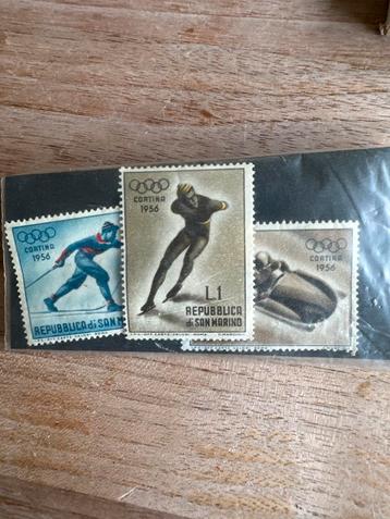 Postzegels set olympische spelen beschikbaar voor biedingen