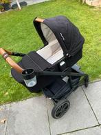 Nuna mixx next zwart reiswieg en zitje, Kinderen en Baby's, Kinderwagens en Combinaties, Gebruikt, Combiwagen, Verstelbare duwstang