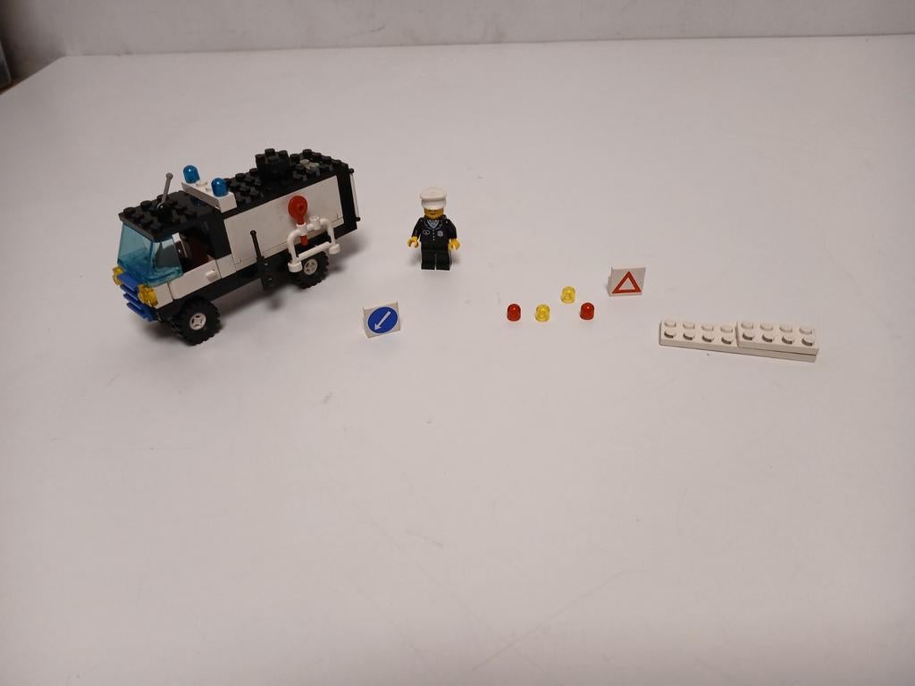 Lego 6450 mobile police truck met light en sound module, Ophalen of Verzenden