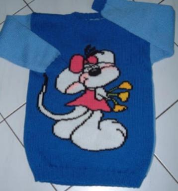 Diddlina trui breipatroon beschikbaar voor biedingen