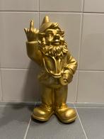 Stoobz gouden tuinkabouter middelvinger, Ophalen of Verzenden, Nieuw, Overige materialen, Tuinkabouter