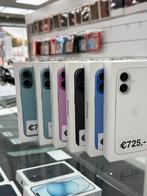 Apple iPhone 16 128GB Alle kleuren Nieuw 1jr garantie €725, 128 GB, Zwart, Nieuw, IPhone 16
