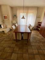 Eettafel van kersenhout fineer, Ophalen, Gebruikt, 50 tot 100 cm, Vijf personen of meer