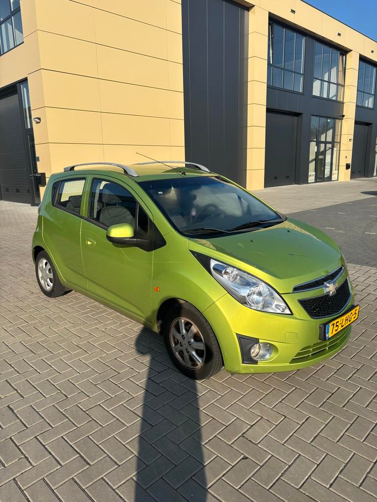 Chevrolet Spark 1.0 Bifuel 2010 Groen, Auto's, Voorwielaandrijving, 839 kg, 4 cilinders, 68 pk