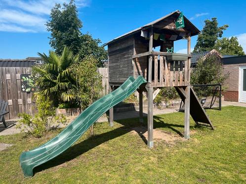 Speelhuisje buiten toestel, Kinderen en Baby's, Speelgoed | Buiten | Speelhuisjes, Gebruikt, Hout, Ophalen of Verzenden