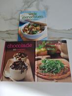 Diverse Kookboeken: Chocola, Wok & Italiaans, Ophalen of Verzenden, Zo goed als nieuw