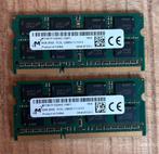 2x 8GB DDR3L Laptop Geheugen, Computers en Software, RAM geheugen, Gebruikt, 8 GB, DDR3, Ophalen of Verzenden