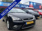 Ford FOCUS Coupe-cabriolet 2.0-16V Titanium Cabrio Leer LMV, Auto's, Beige, 4 cilinders, Cabriolet, 4 stoelen