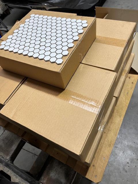 zeshoekig mozaiek tegels tegeltjes, Doe-het-zelf en Verbouw, Tegels, Nieuw, Wandtegels, Keramiek, Minder dan 20 cm, Minder dan 20 cm