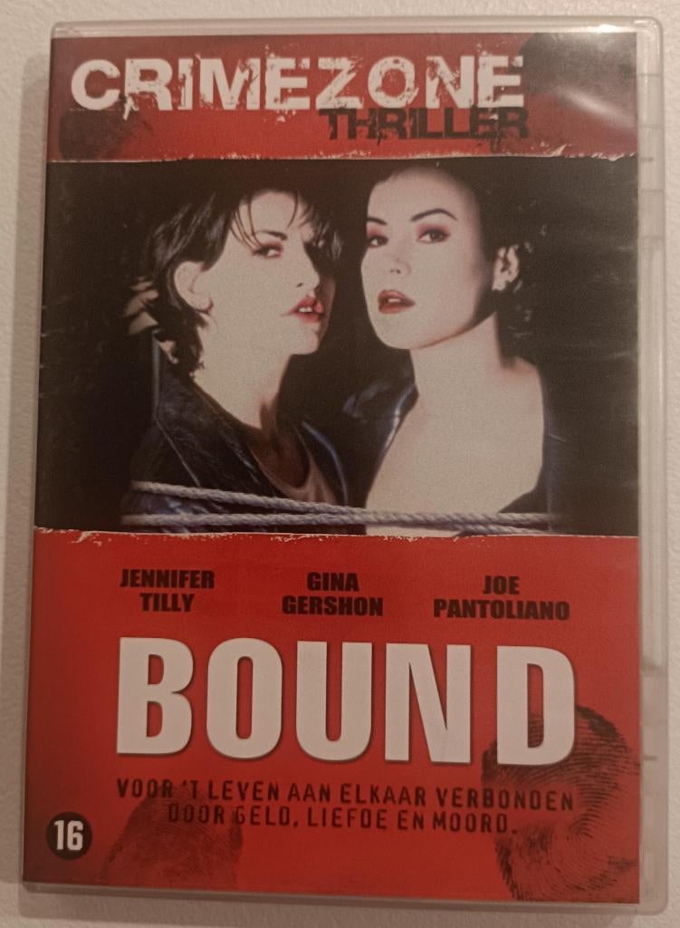 Bound (met NL ondertitels), Cd's en Dvd's, Dvd's | Thrillers en Misdaad, Zo goed als nieuw, Maffia en Misdaad, Vanaf 16 jaar, Ophalen of Verzenden