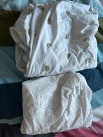 2 hoeslakens ledikant van ikea. Met stippen en met egels., Ophalen, Gebruikt, Wit, Jongetje of Meisje