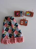 Barbie rok en tv,  pick up en koffer van Barbie Busy 1972, Verzenden, Gebruikt