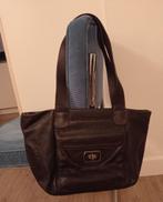 Damestas, donkerbruin leder, merk Picard, Sieraden, Tassen en Uiterlijk, Tassen | Damestassen, Ophalen, Gebruikt, Bruin, Handtas