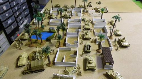 Wargaming28MM  Ruine,s MDF Afrika/Dessert 0ase/palmbomen, Hobby en Vrije tijd, Wargaming, Gebruikt, Historisch, Toebehoren, Geverfd