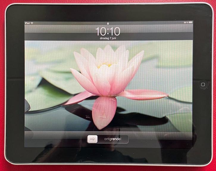 1e Generatie iPAD - A1219 - 64GB, Computers en Software, Apple iPads, Gebruikt, Apple iPad, Wi-Fi, 10 inch, 64 GB, Zilver, Ophalen