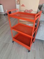 Ikea Nissafors Trolley Koraal Oranje Rood, Huis en Inrichting, Ophalen of Verzenden, Gebruikt