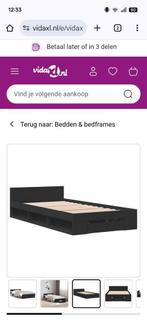 vida XL bedframe, Huis en Inrichting, Ophalen of Verzenden, Nieuw, Eenpersoons, Zwart