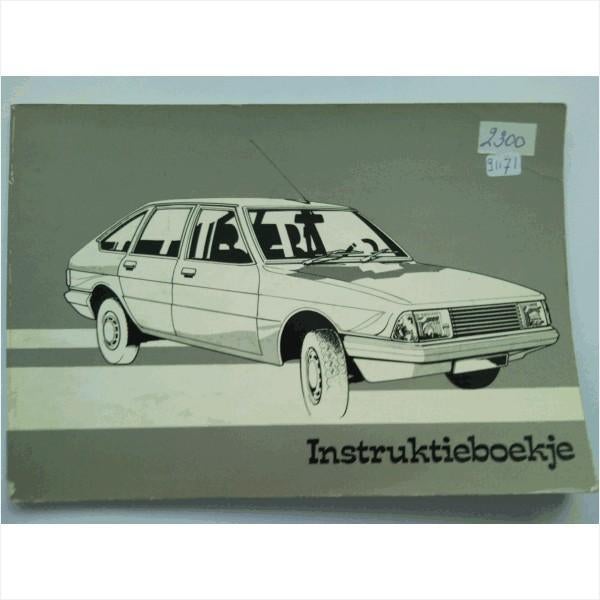 Chrysler Alpine Instructieboekje 1976 #2 Nederlands, Ophalen of Verzenden