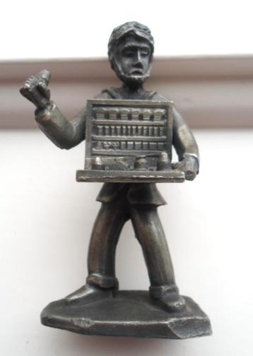 Tinnen beeld Marskramer. Daalderop Holland. beschikbaar voor biedingen