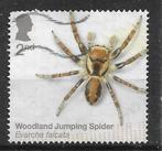 298-25 Engeland / Woodland Jumping Spider, Verzenden, Gestempeld