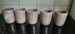 5 koffiebekers, Huis en Inrichting, Keuken | Servies, Ophalen of Verzenden, Overige stijlen, Kop(pen) en/of Schotel(s), Glas