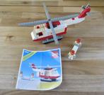 Lego 6691 red cross helicopter met bouwboekje . Witte blokje, Ophalen of Verzenden, Gebruikt, Complete set, Lego