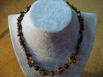 Tijgeroog collier, Overige kleuren, Met edelsteen, Nieuw, Ophalen of Verzenden