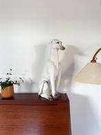 Vintage Italiaanse keramieken windhond ‘60, Verzamelen, Beelden en Beeldjes, Ophalen of Verzenden, Zo goed als nieuw, Dier