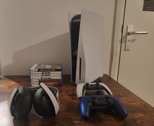 PS5 Disc Edition 1TB+ Extra,bieden op producten los mogelijk, Spelcomputers en Games, Games | Sony PlayStation 5, Zo goed als nieuw