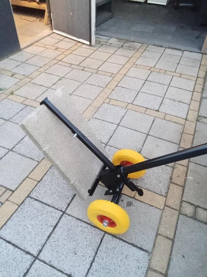 Tegellegger, Tuin en Terras, Kruiwagens, Zo goed als nieuw, Handmatig, Tweewielig, Ophalen of Verzenden