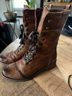 Mustang veterboots - cognac - maat 39, Kleding | Dames, Lage of Enkellaarzen, Mustang, Ophalen of Verzenden, Bruin