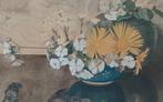 Bloemstilleven - gesigneerd J.M., Ophalen of Verzenden