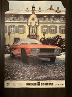 Monteverdi 375 High Speed poster | Auto-Drop | UNIEK | 62x44, Verzamelen, Ophalen of Verzenden, Gebruikt, Auto's