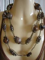 Vintage etnische lange ketting, Ophalen of Verzenden, Nieuw, Overige kleuren, Overige materialen