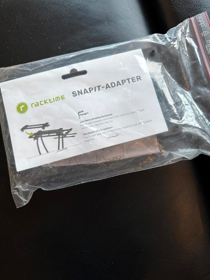 Racktime Snapit-adapter – nieuw in verpakking, Fietsen en Brommers, Fietsaccessoires | Fietstassen, Nieuw, Ophalen of Verzenden