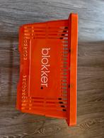 Blokker Boodschappenmand Oranje, Huis en Inrichting, Woonaccessoires | Schalen en Manden, Kunststof, Mand, Ophalen of Verzenden
