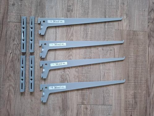 Plankdrager plankdragers met rails 4 x, Huis en Inrichting, Woonaccessoires | Wandplanken en Boekenplanken, Ophalen