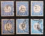 NEDERLAND PORTZEGELS 1894-1910, Verzenden, T/m 1940, Gestempeld