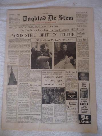 Dagblad De Stem 17 mei 1967 Breda 17-5-1967 17-05-1967 beschikbaar voor biedingen