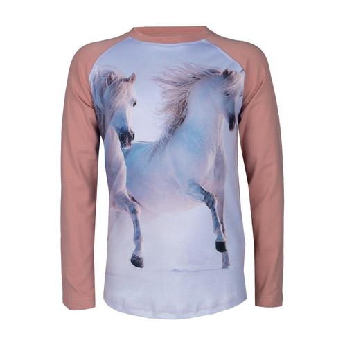 Garnet rose shirt Red Horse Pixel maat 140, Dieren en Toebehoren, Paardrijkleding, Nieuw, Kinderen, Bovenkleding, Dressuur, Ophalen of Verzenden