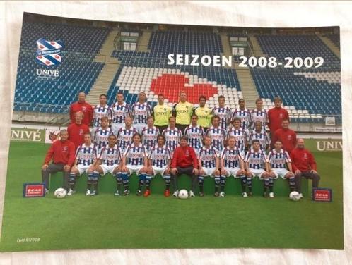 Teamkaart SC Heerenveen seizoen 2008-2009 (A5), Verzamelen, Sportartikelen en Voetbal, Zo goed als nieuw, Ophalen of Verzenden